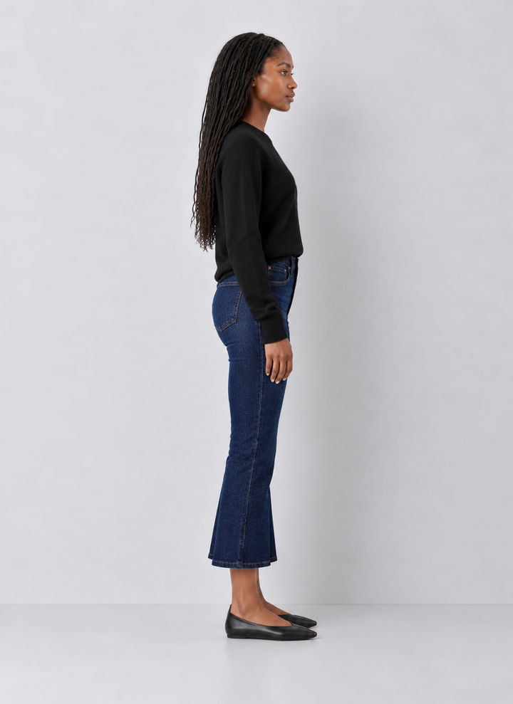 Judy Blue Crop Amy Kick Flare Jeans