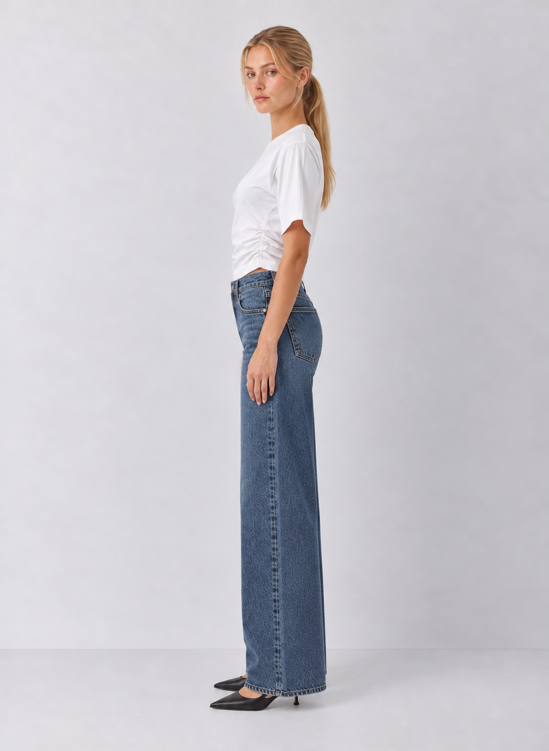 Pistola Veronica Kimono Sleeve Fitted Tee