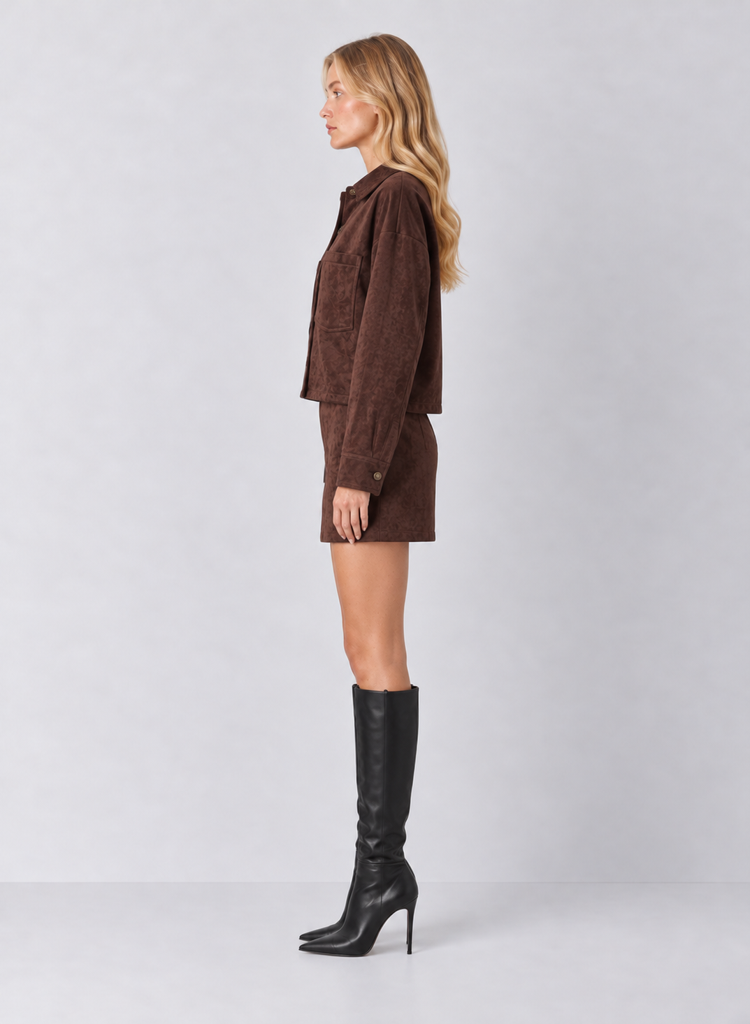 Z Supply Perri Suede Mini Skirt