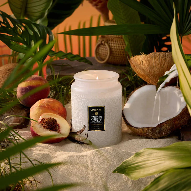 Tahitian Coconut Large Jar Candle