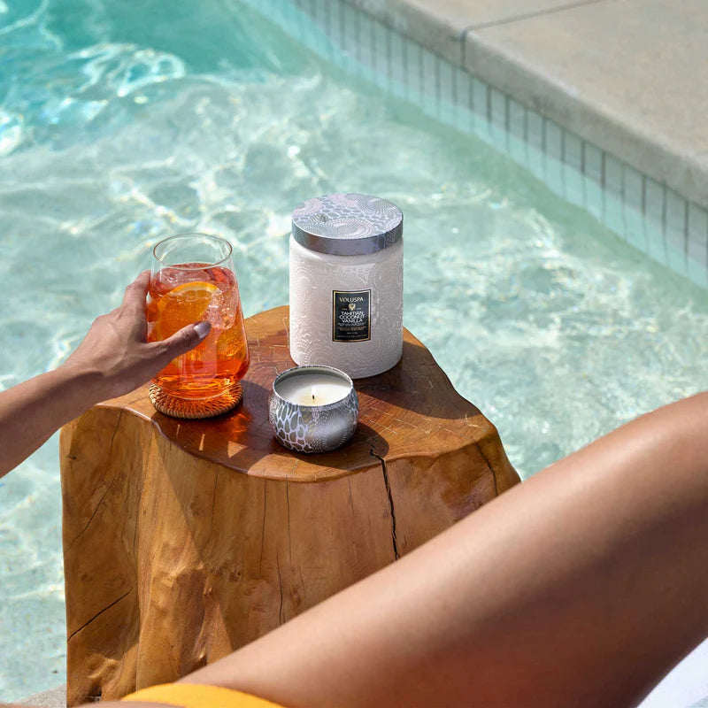 Tahitian Coconut Vanilla Mini Tin Candle