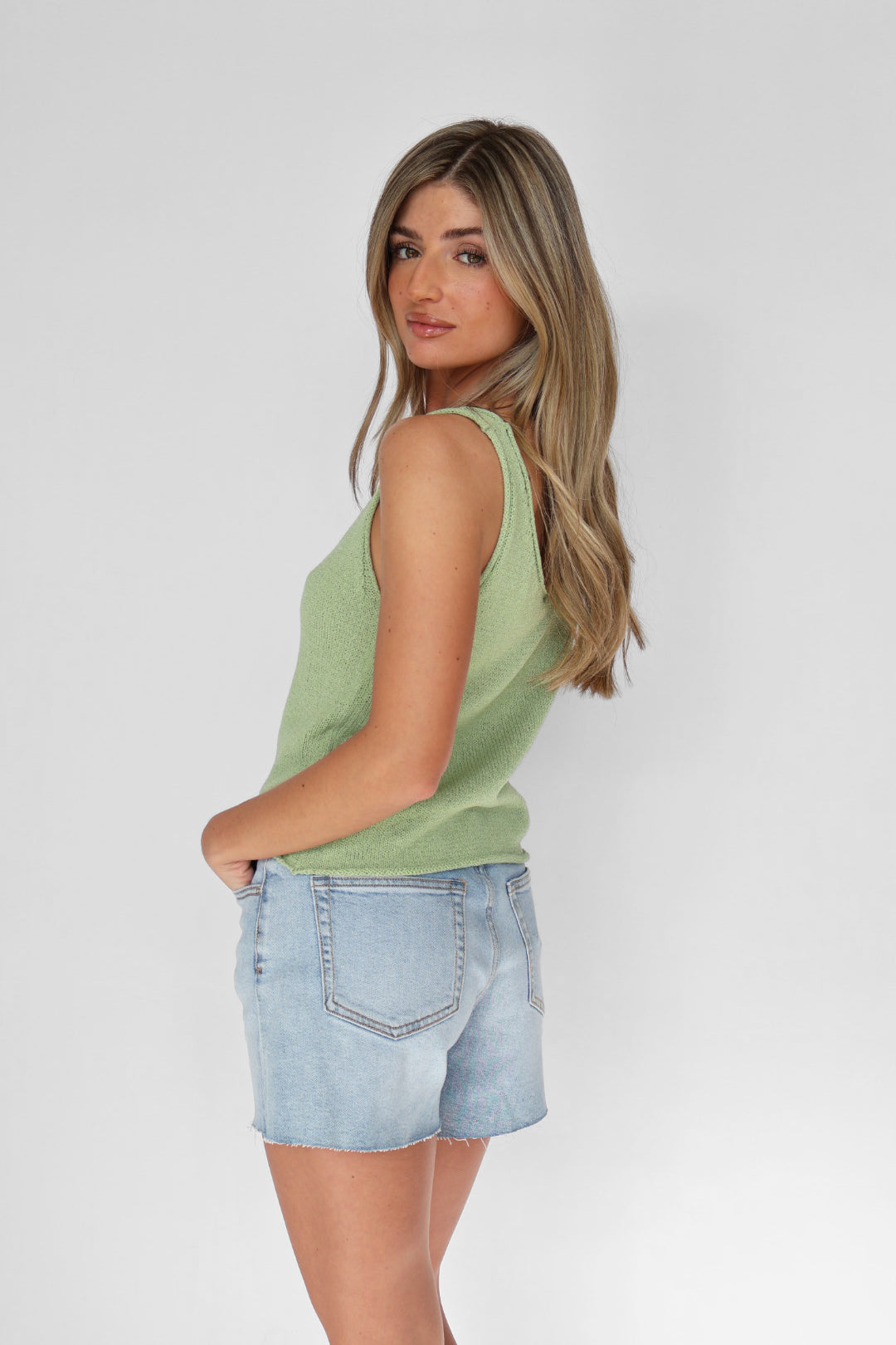 Casual Knit Tank Top