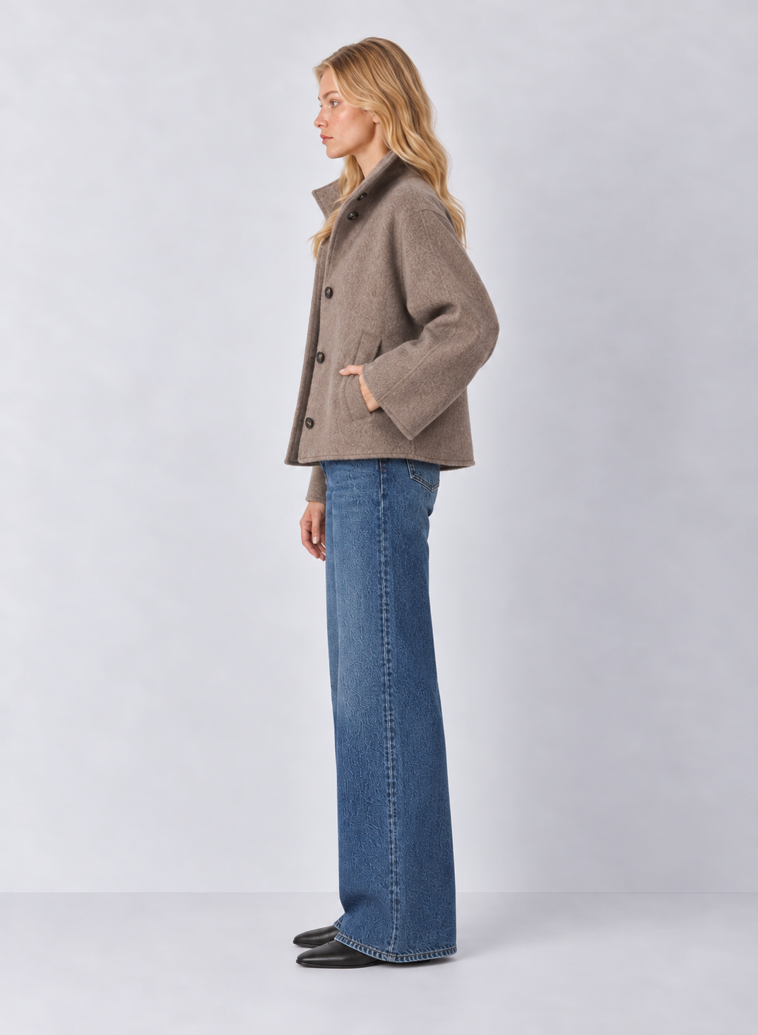 Z Supply Mynka Funnel Neck Coat