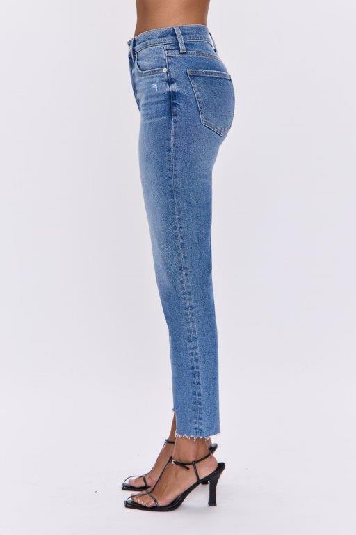Pistola Lennon High Rise Crop Boot Jeans - AMI