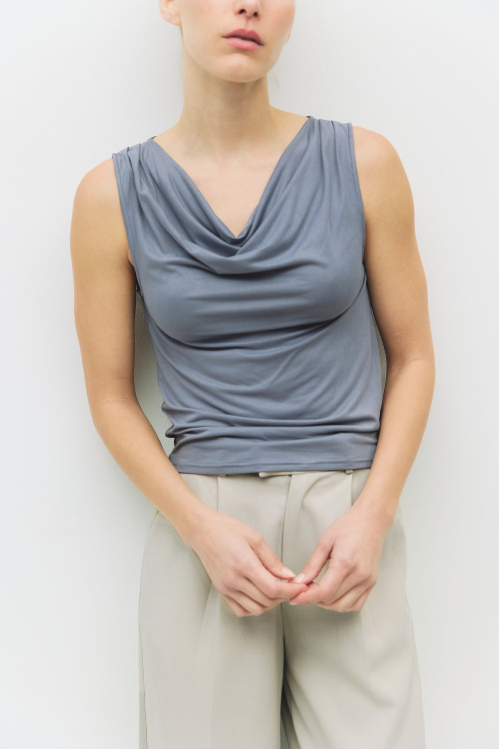 The Amal Cowl Neck Top