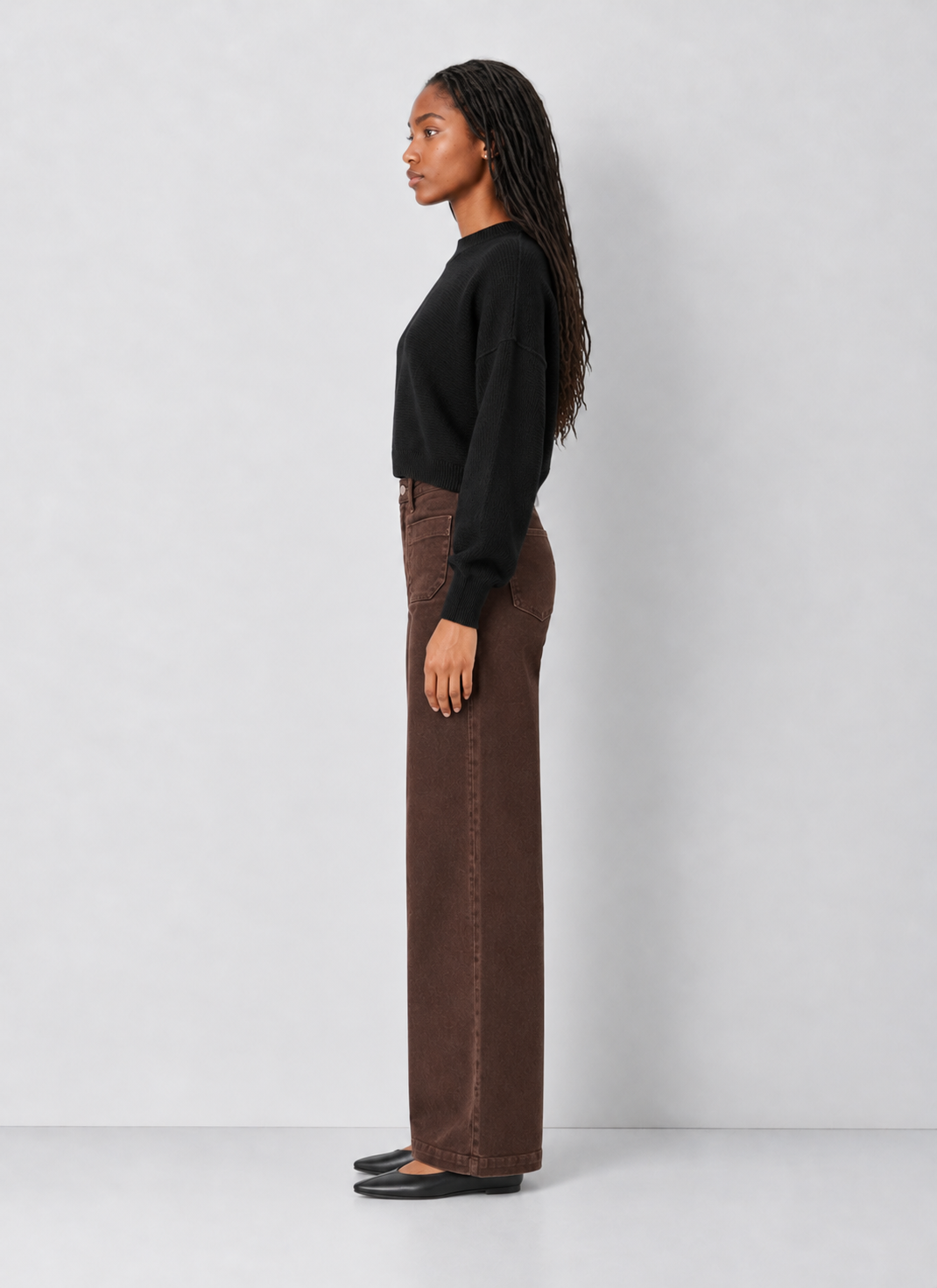 Patch Pocket Wide Leg
