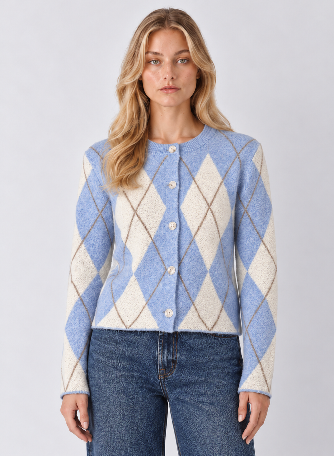 Classic Argyle Cardigan