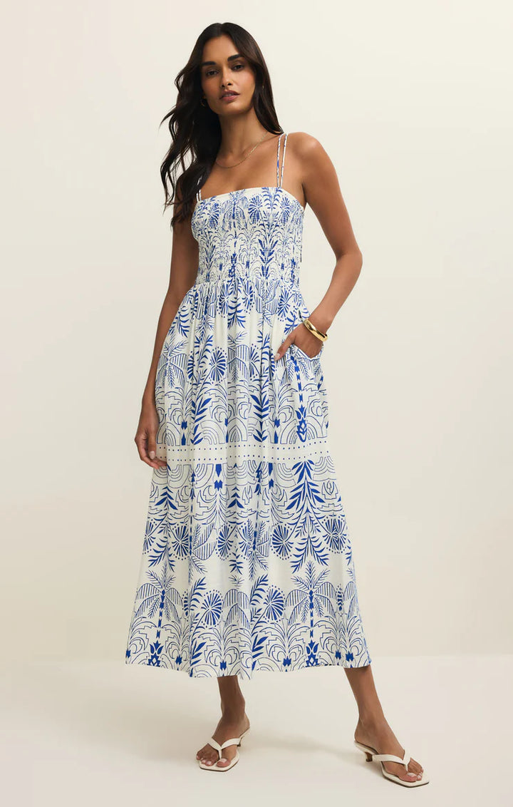 Z Supply Nadine Palm Maxi Dress