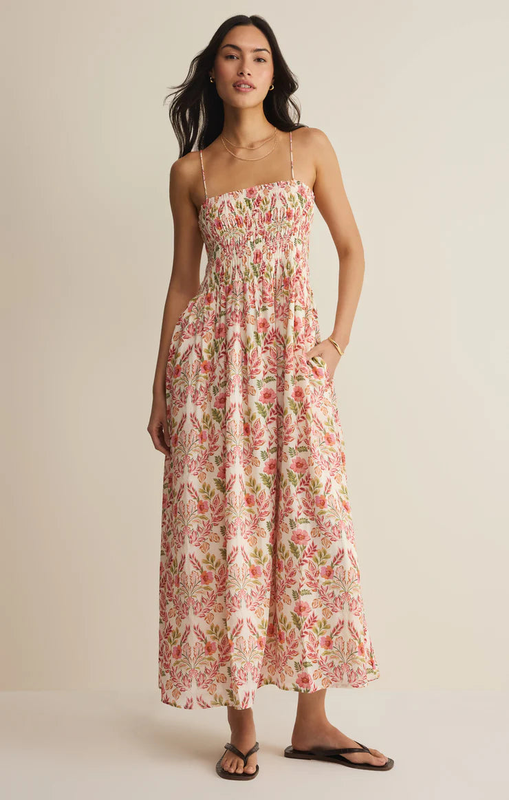 Z Supply Corneila Ami Floral Midi Dress