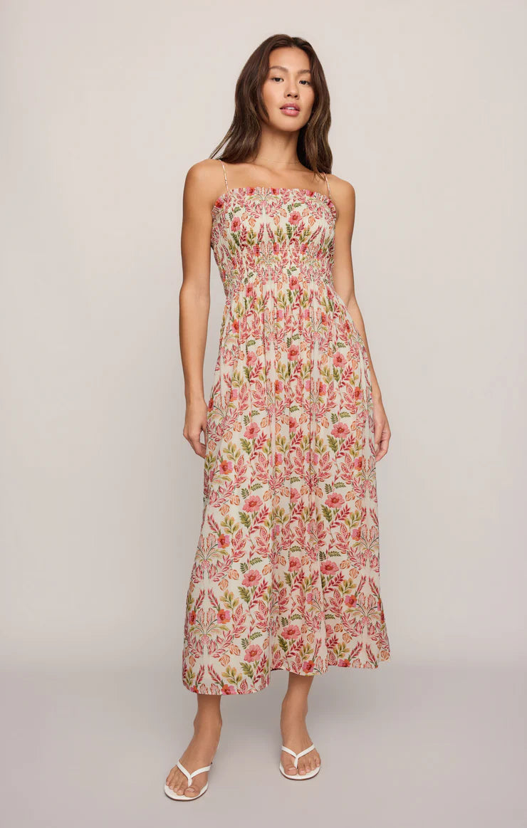 Z Supply Corneila Ami Floral Midi Dress