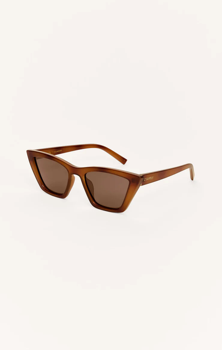 Z Supply Villa Polarized Sunglasses - Brown Tortoise