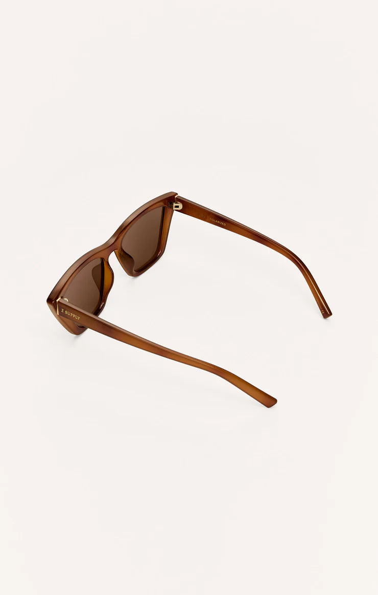 Z Supply Villa Polarized Sunglasses - Brown Tortoise