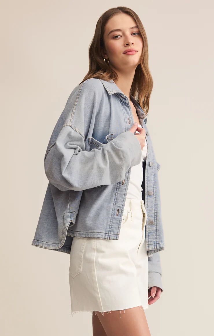 Z Supply All Day Cropped Knit Jacket