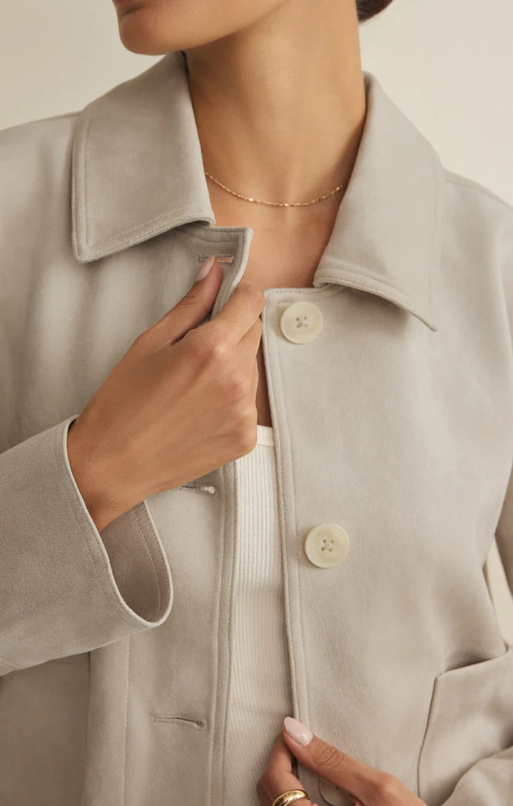 Z Supply Dillon Vegan Suede Jacket