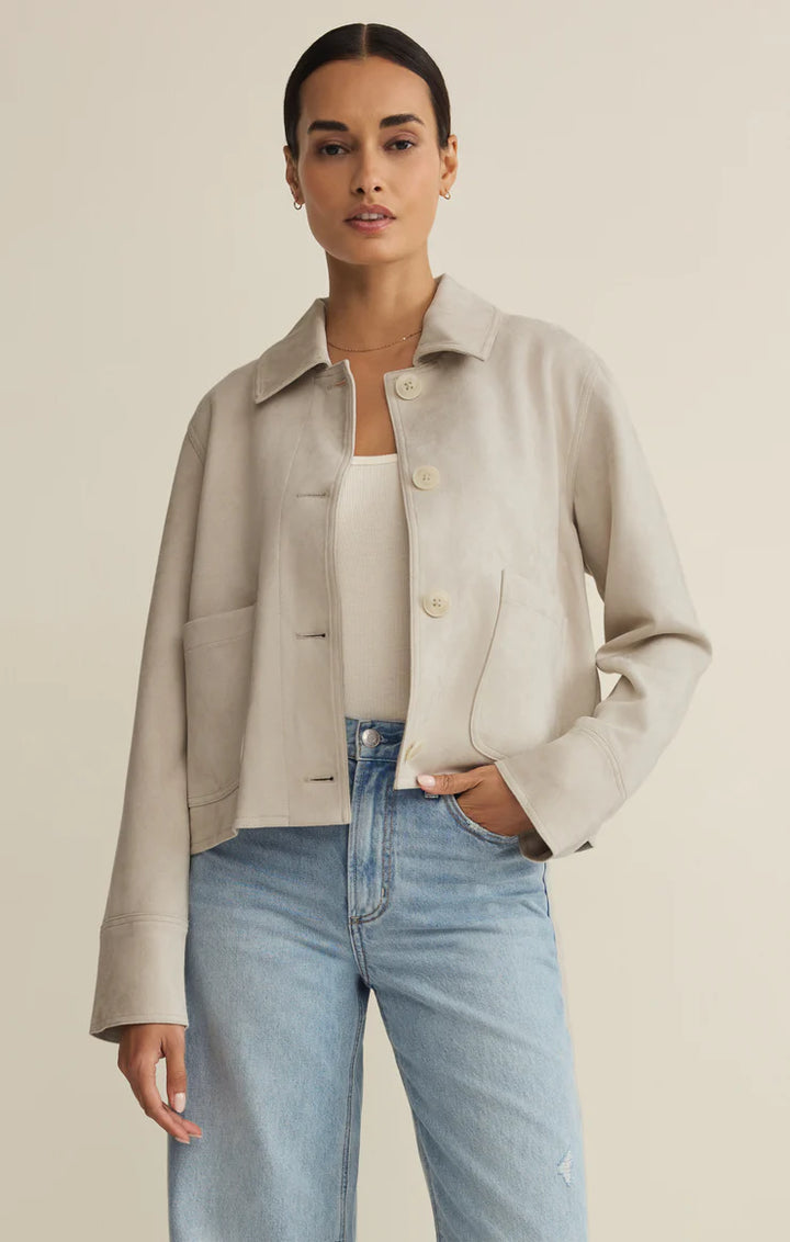 Z Supply Dillon Vegan Suede Jacket