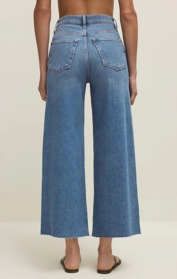 Z Supply Nova Crop High Rise Wide Leg