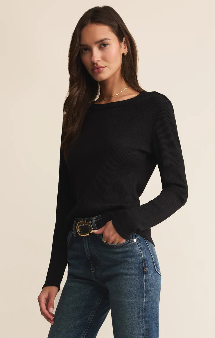 Z Supply Arlet Thermal Long Sleeve Top
