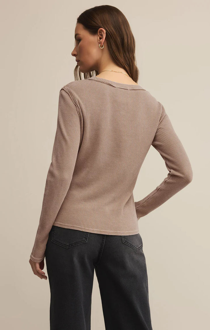 Z Supply Arlet Thermal Long Sleeve Top