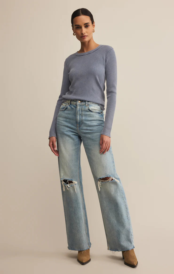 Z Supply Arlet Thermal Long Sleeve Top