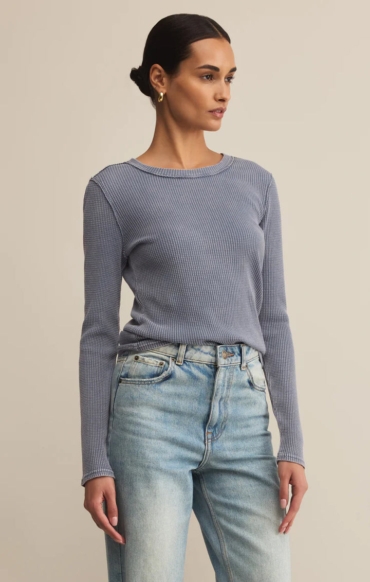 Z Supply Arlet Thermal Long Sleeve Top