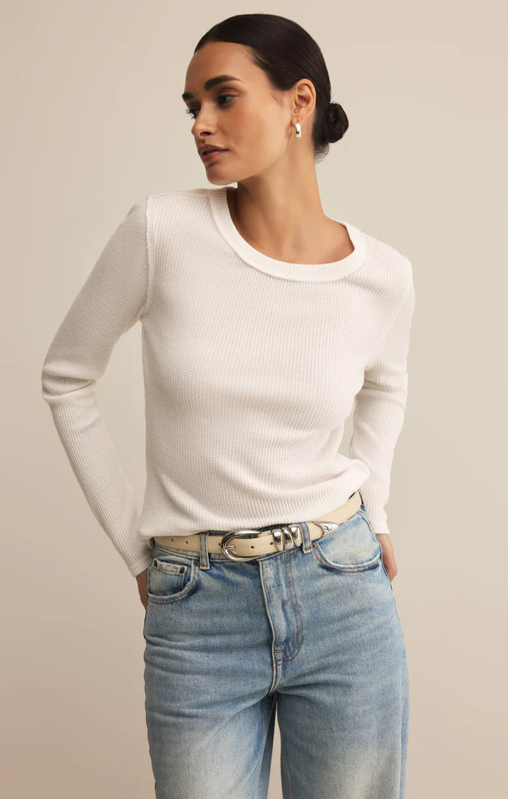 Z Supply Arlet Thermal Long Sleeve Top