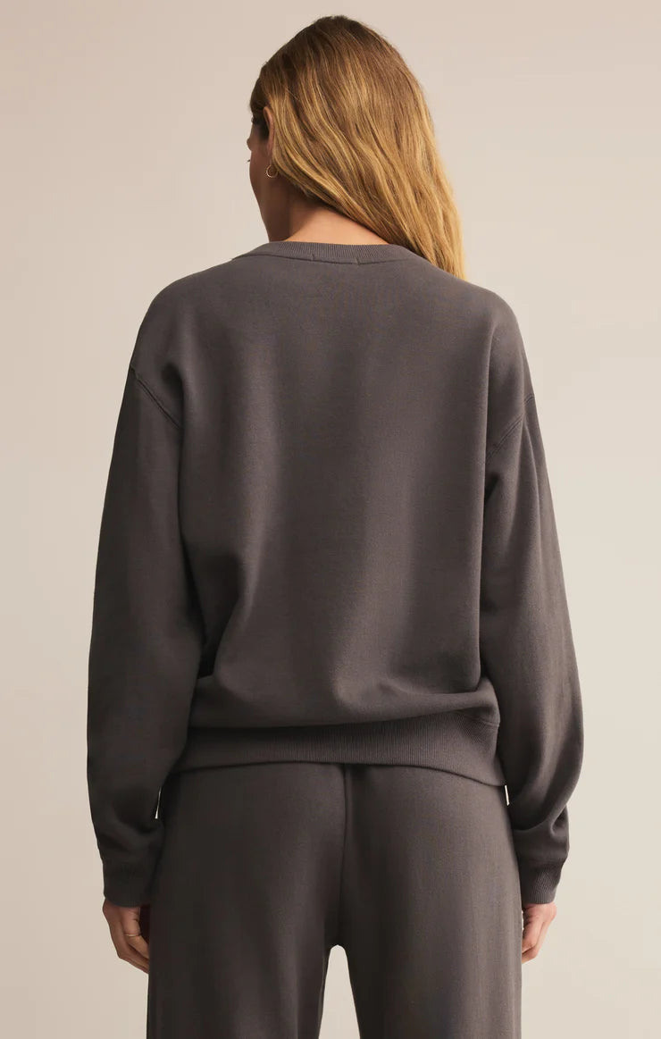 Z Supply Boyfriend Cotton Sweatshirt