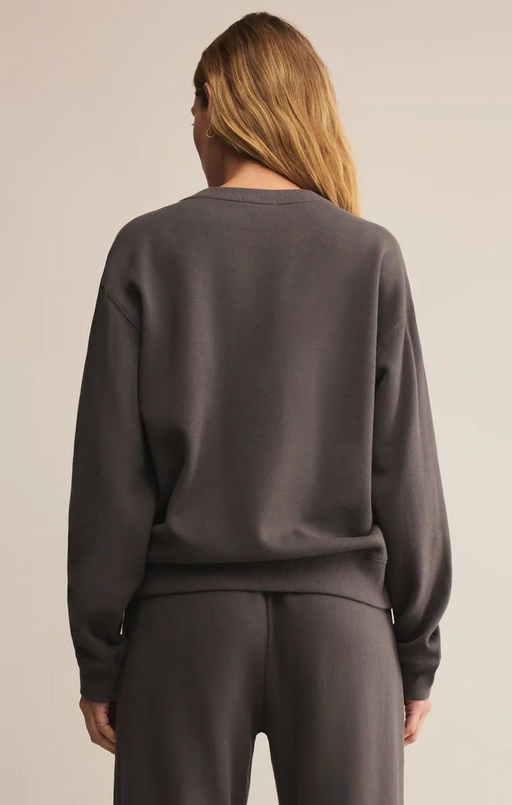 Z Supply Boyfriend Cotton Sweatshirt