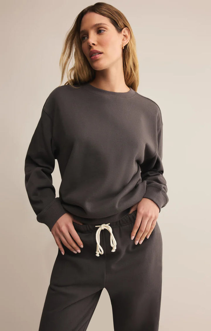 Z Supply Boyfriend Cotton Sweatshirt