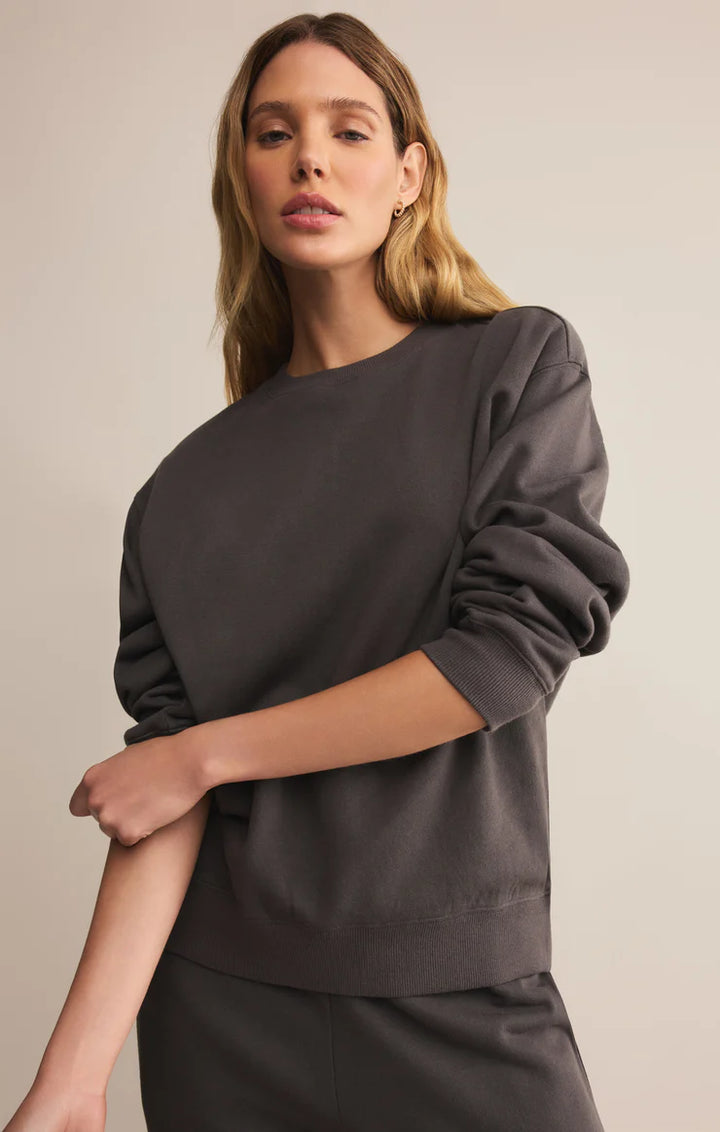 Z Supply Boyfriend Cotton Sweatshirt