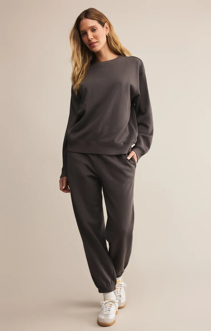 Z Supply Boyfriend Cotton Sweatshirt