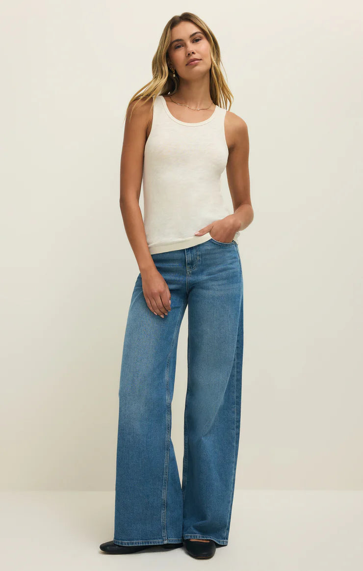 Z Supply Classic Slub Scoop Tank Top
