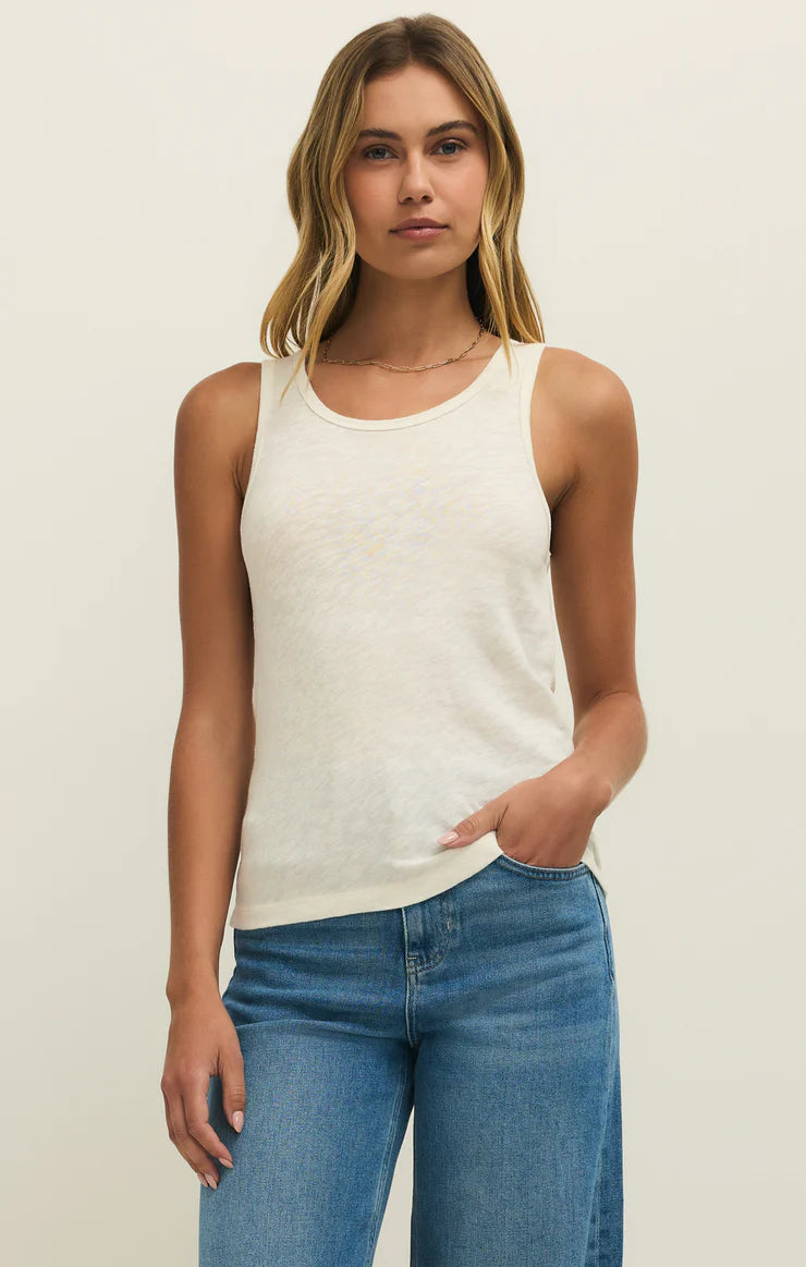 Z Supply Classic Slub Scoop Tank Top