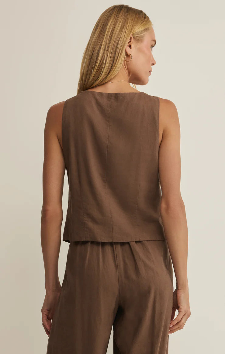 Z Supply Roman Linen Vest