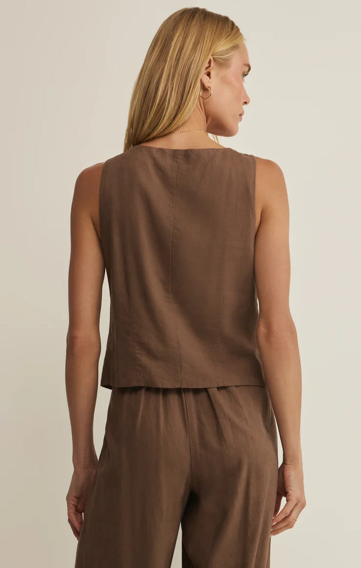 Z Supply Roman Linen Vest