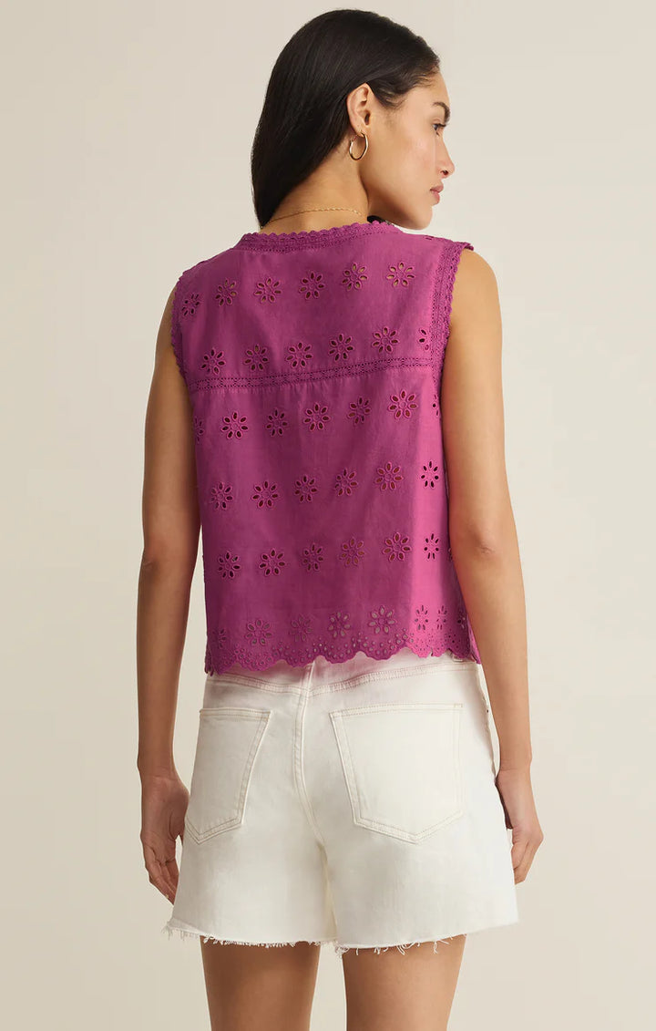 Z Supply Darcy Top - Eyelet Cotton Top