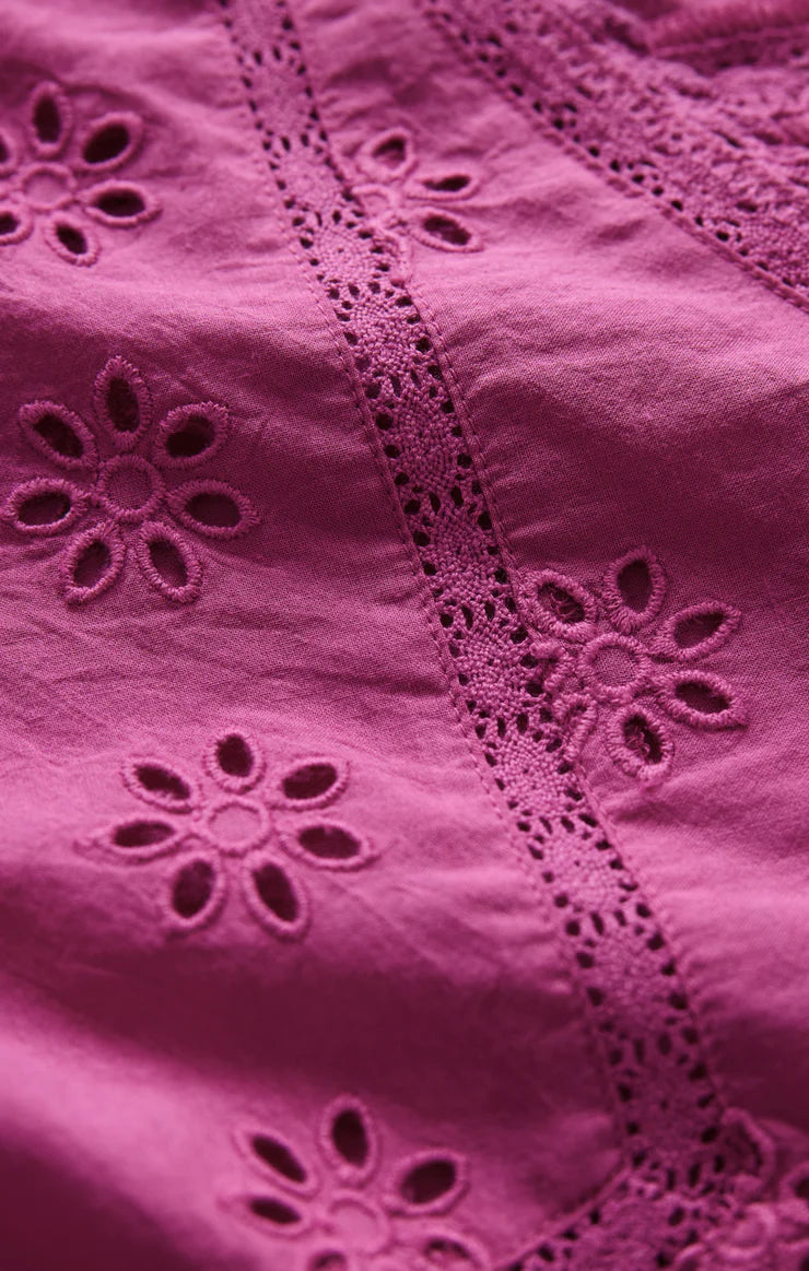 Z Supply Darcy Top - Eyelet Cotton Top