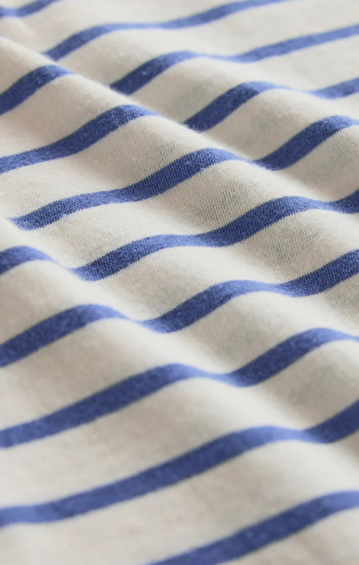 Z Supply Junie Striped Tee - True Navy