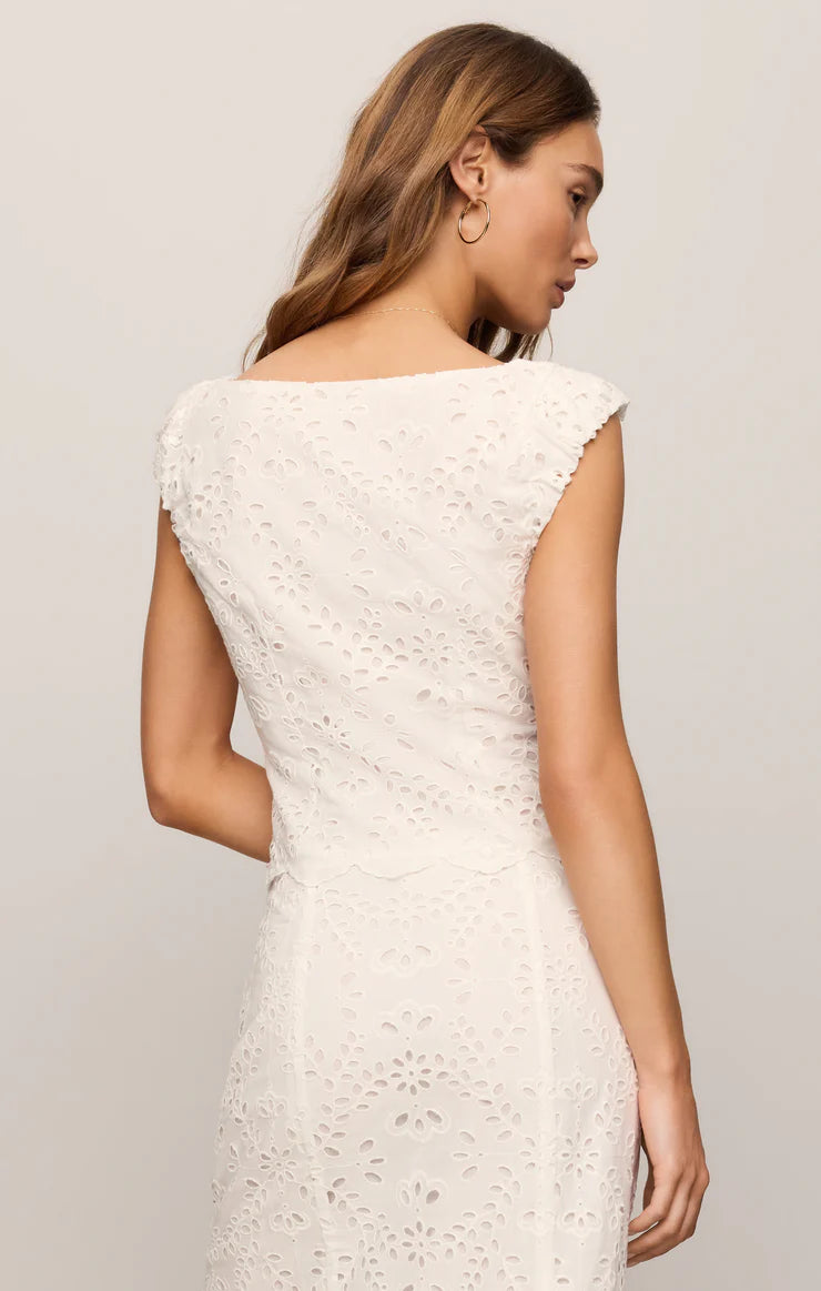 Z Supply Emrie Eyelet Top