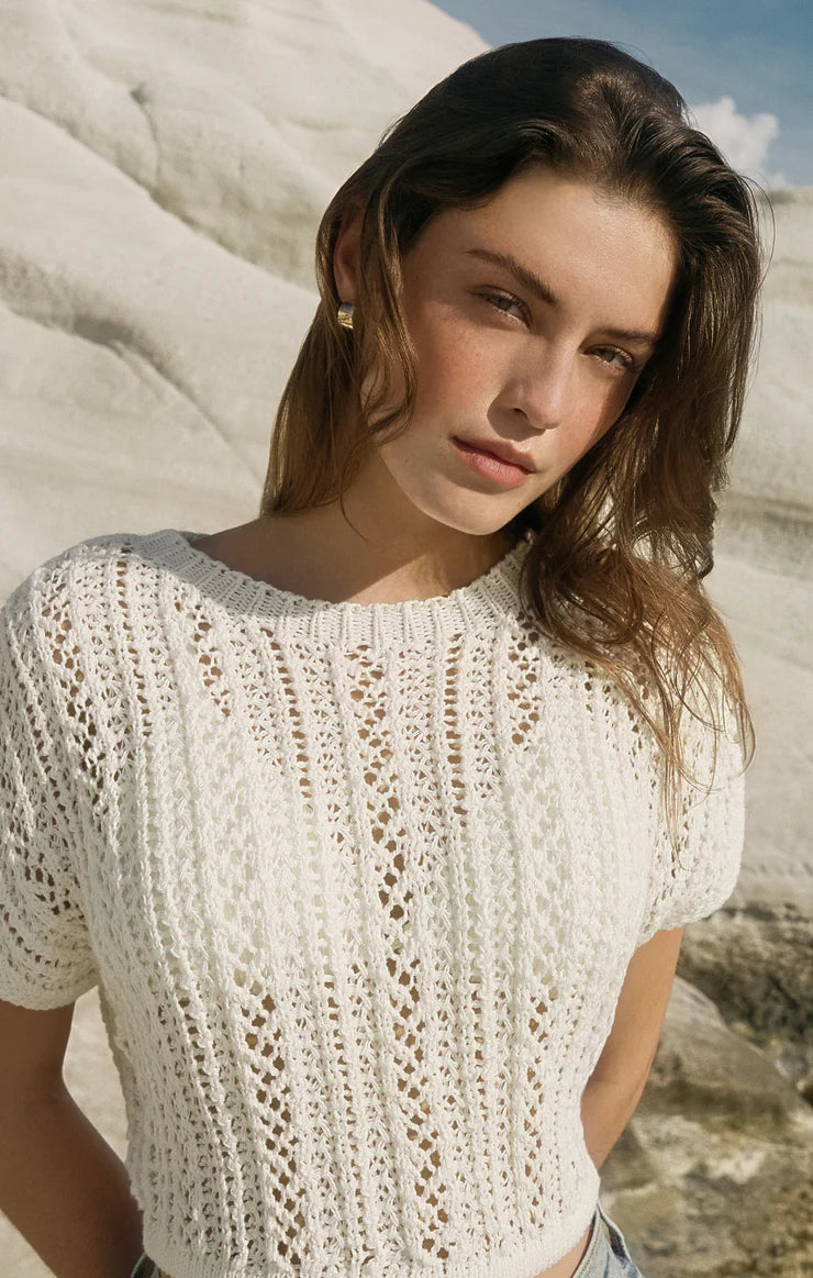 Z Supply Ballast Crochet Top