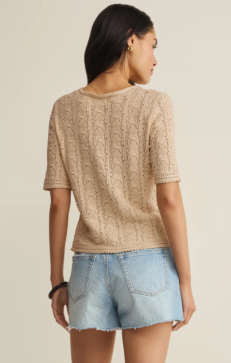 Z Supply Adria Sweater Top - Island Coconut