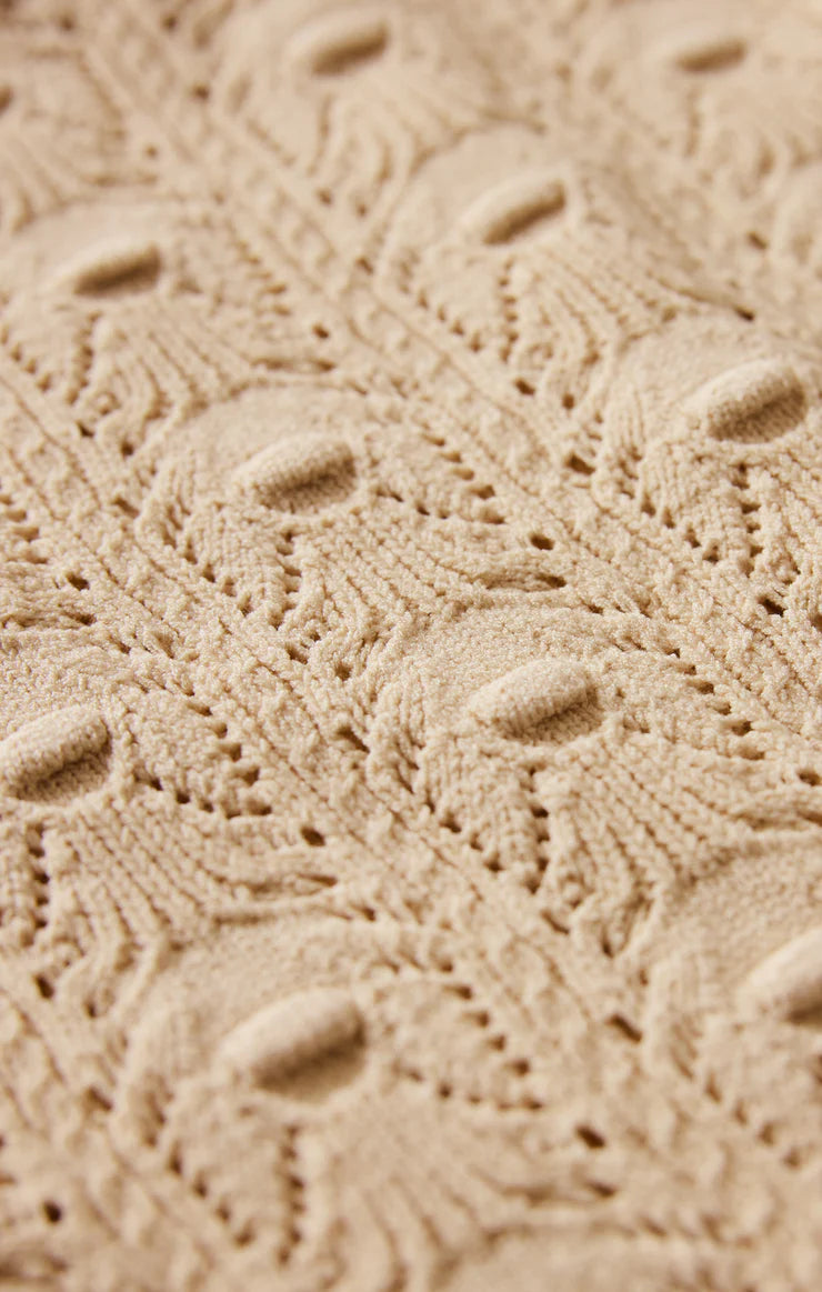 Z Supply Adria Sweater Top - Island Coconut