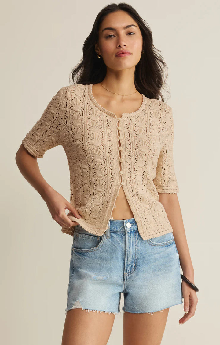 Z Supply Adria Sweater Top - Island Coconut