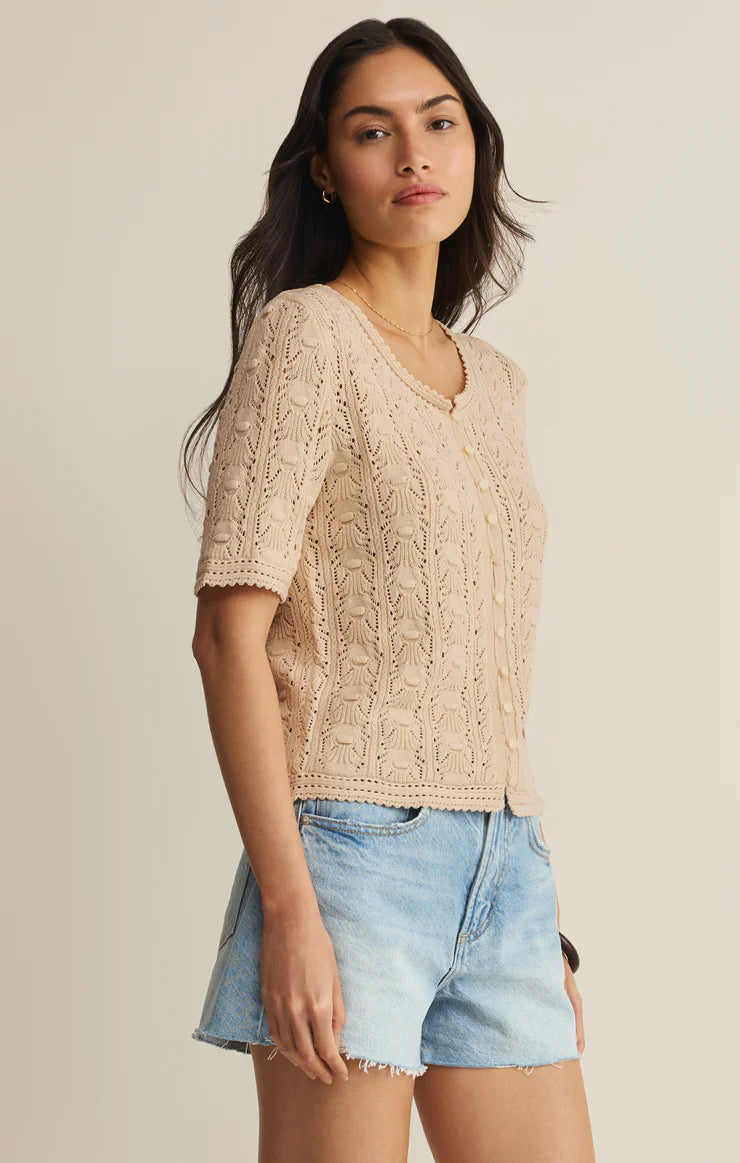 Z Supply Adria Sweater Top - Island Coconut
