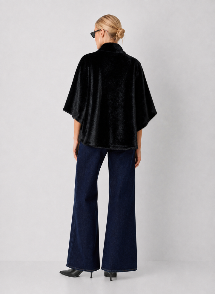 Faux Fur Cape