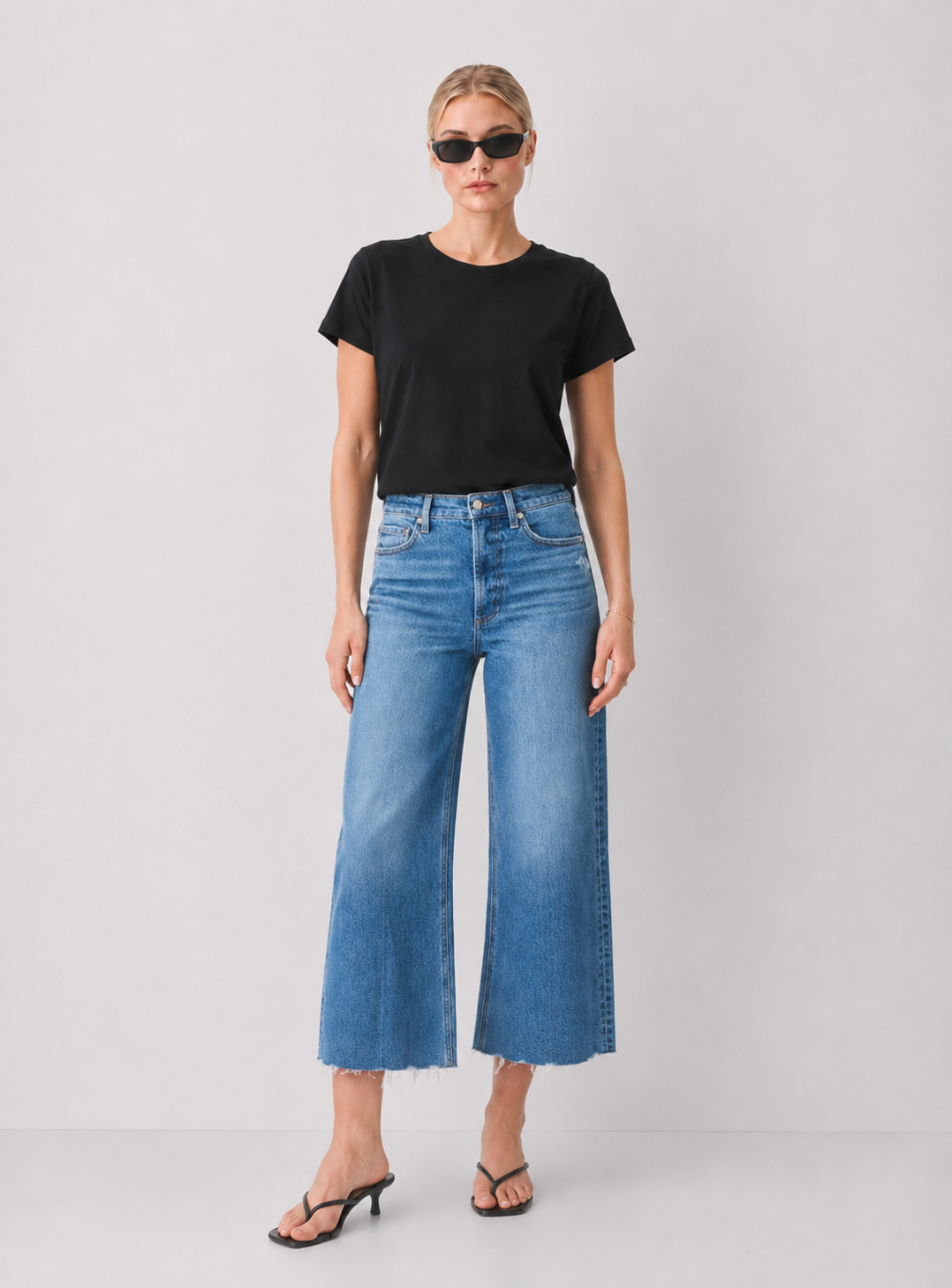 Pistola Lana Crop High Rise Ultra Wide Leg - Rhythm Vintage