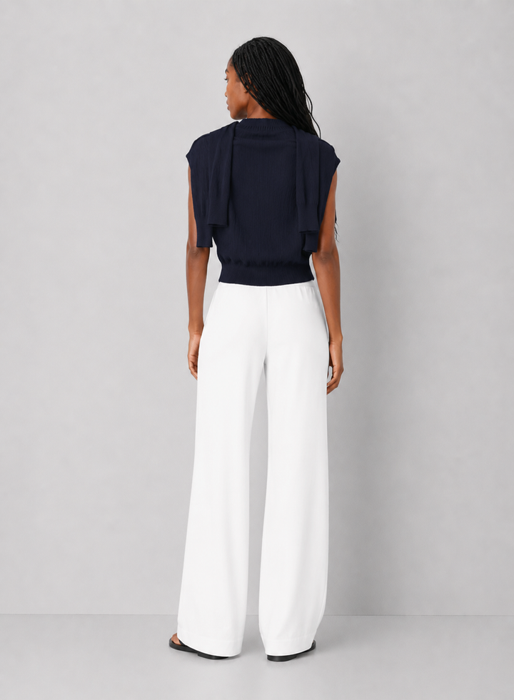 Fine Ribbed Knit Top
