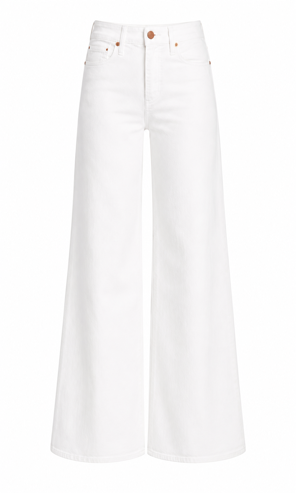 Dear John Denim Fiona Wide Leg Jeans - White
