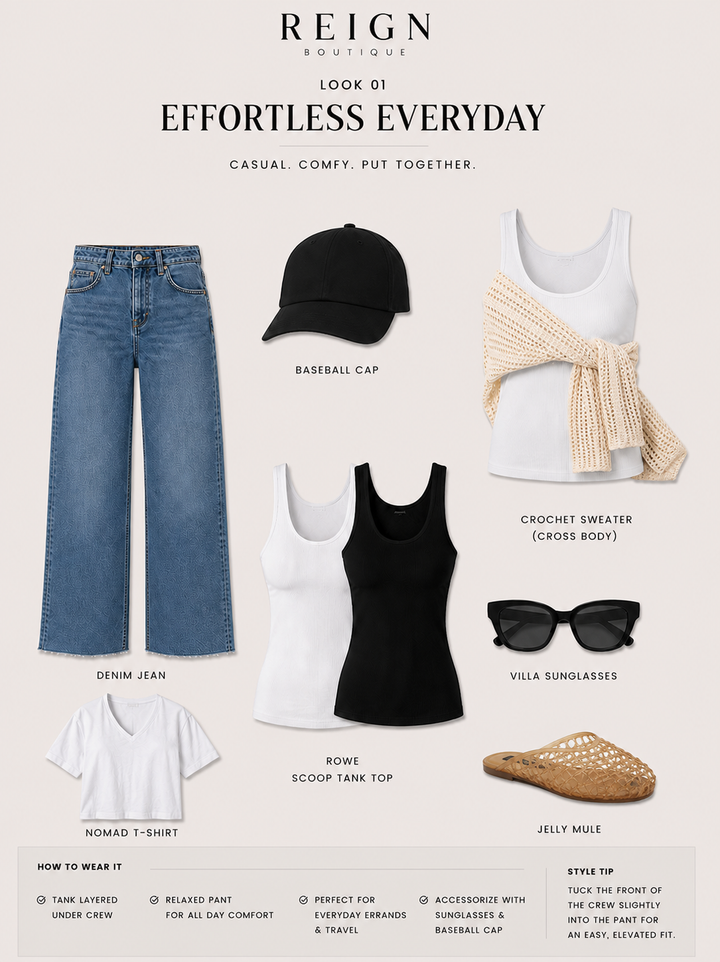 Click through the ways to style your outfits