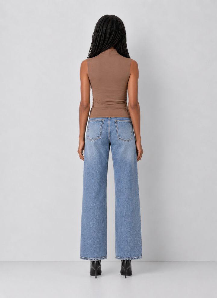 Elan Draped Side Gold Hardware Top