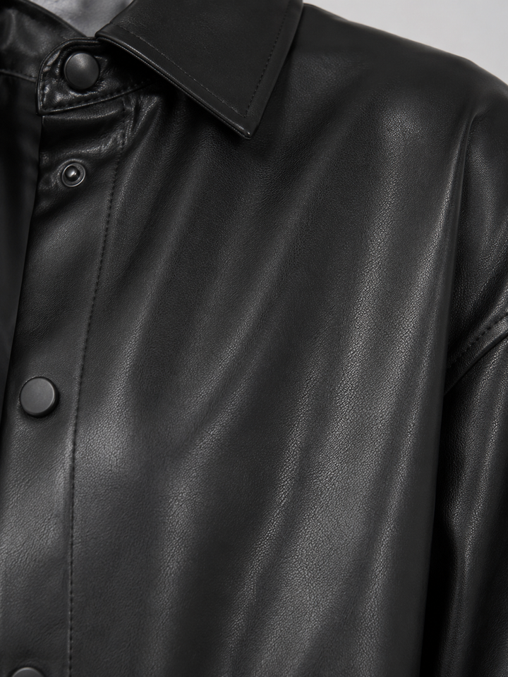 Preorder Vegan Leather Bomber Jacket